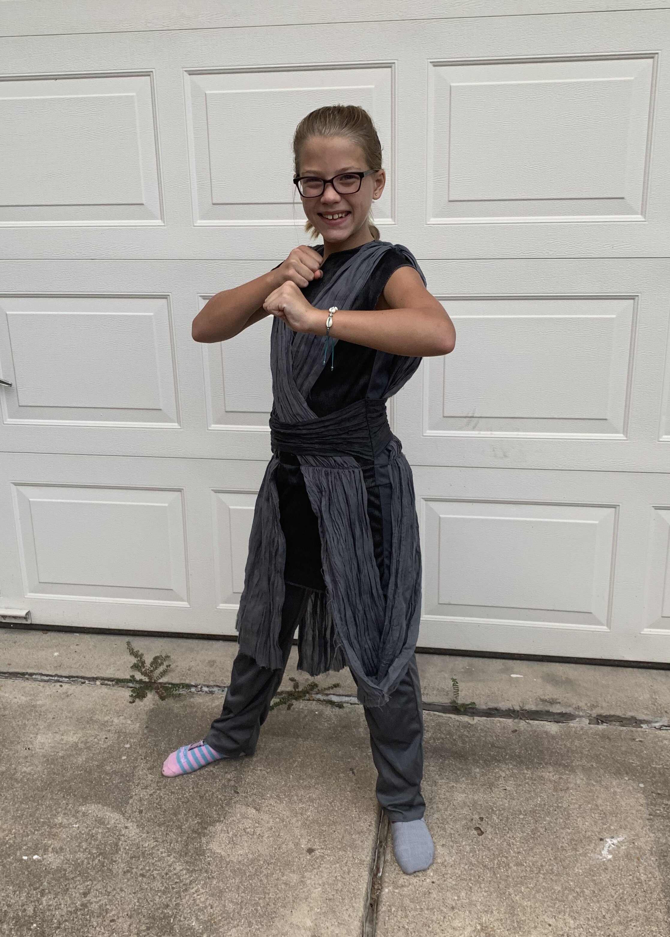 Another Costume - Raegan was super excited to dress up as Ray from Star Wars!