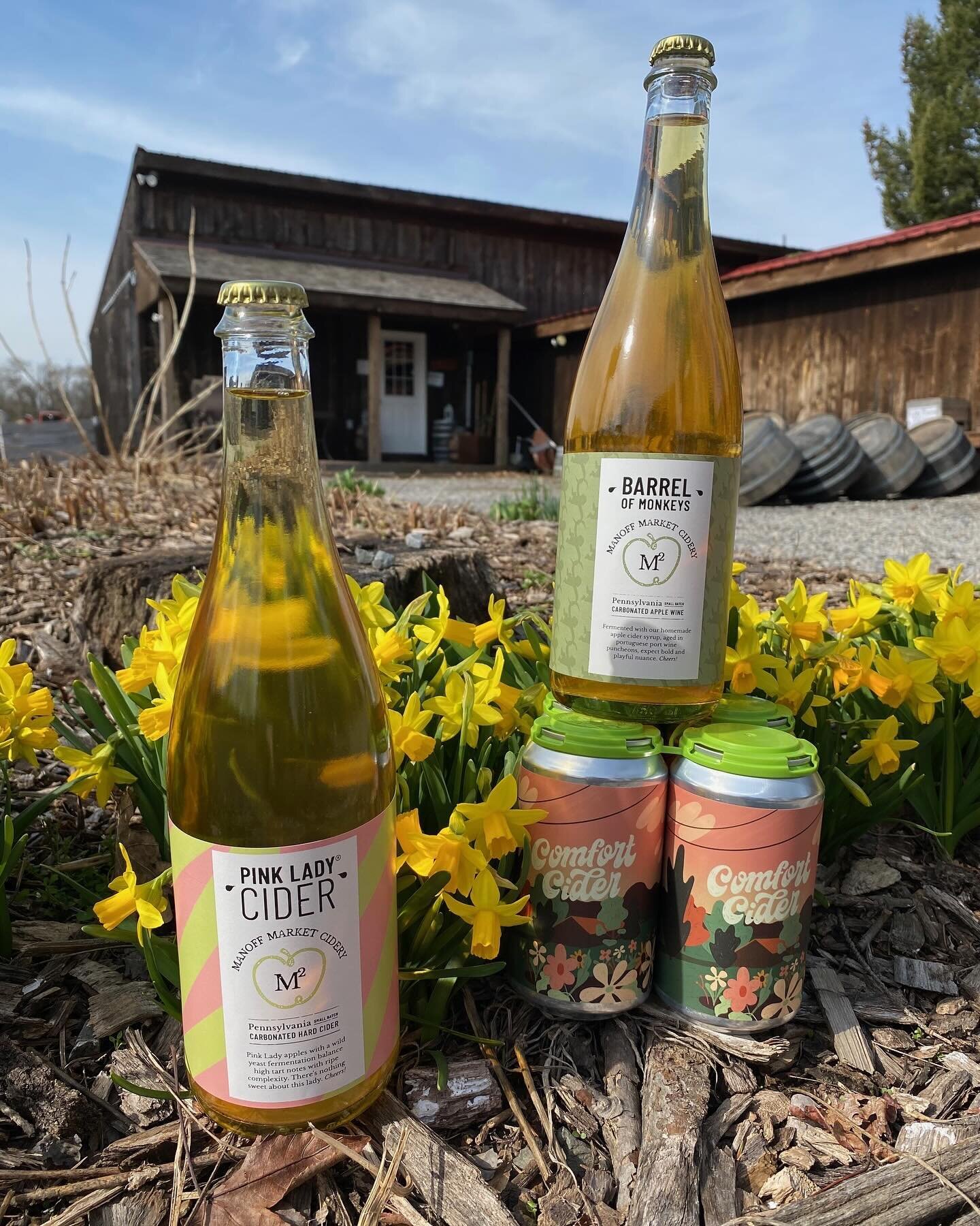 Now through Saturday 3/16, 10% off any of our green-labeled ciders.  Drink more apples and you might just find that pot of gold&hellip; 🌈 🍀 

It&rsquo;s going be a beautiful few days for sipping cider on the farm, today-Saturday until 5:30!