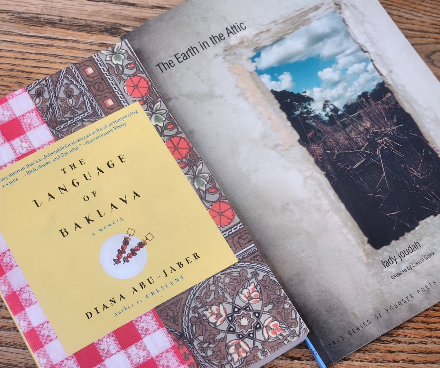 What we're reading this month 'food for thought' @farleysbookshop cider book club. #thelanguageofbaklava #theearthintheattic

#reading #bookclub #wineclub #cidery #resilience #recipeoftheday #foodie #recipe #foodforthought #palestine