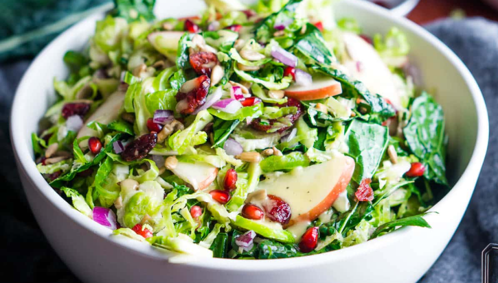 Shaved Brussel Sprout &amp; Apple Salad 