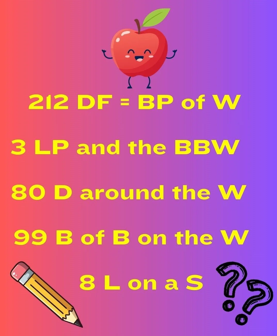 Can you decode each line? If so, you should join us for trivia this Friday 3/20 at 6:30pm. Sign up on our Events Page (link in bio). Let's see if we can stump you. 

#trivia #cidery #siplocal #trivianight #meetatmanoffs
