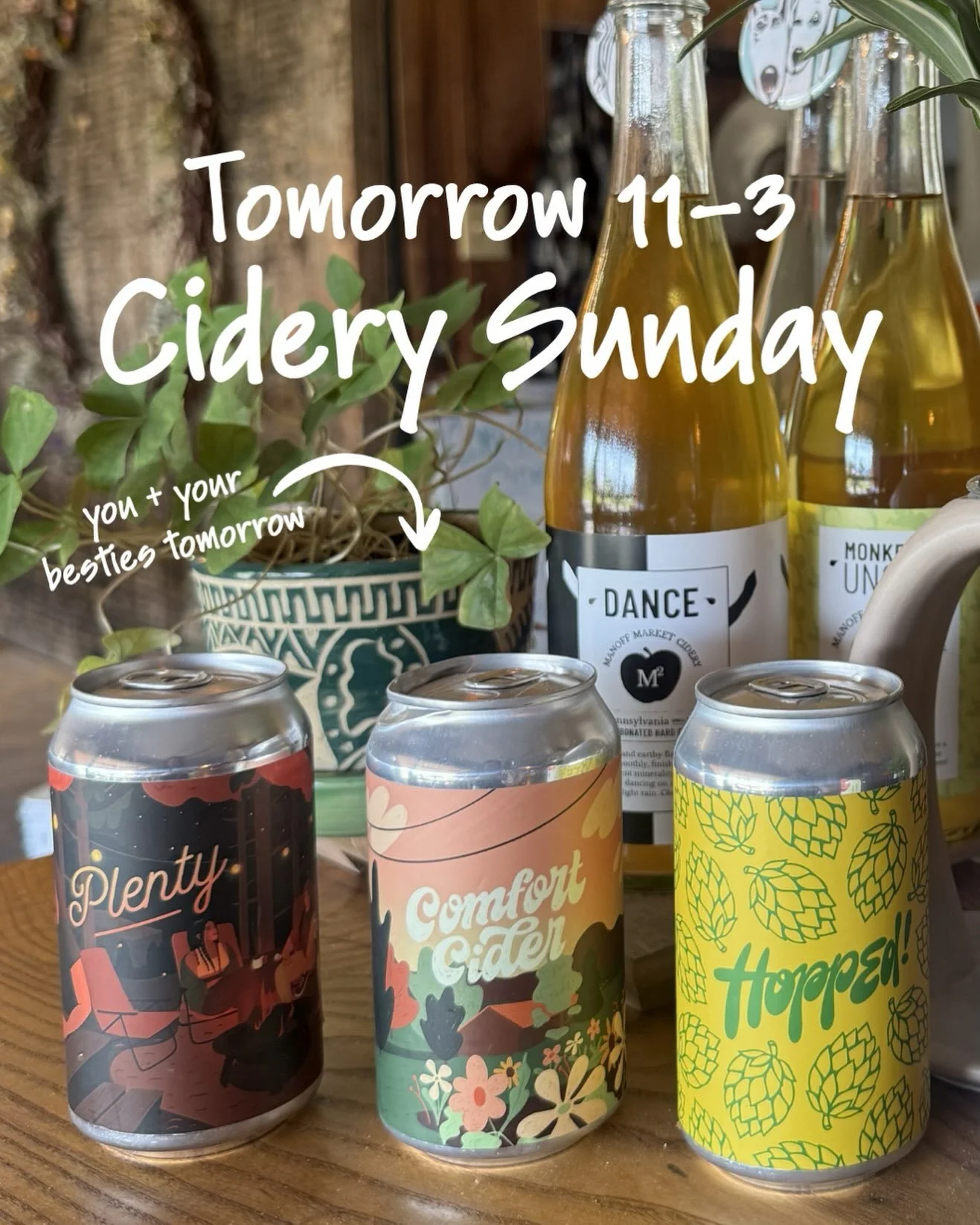 We know&hellip; 6 days of Manoff just isn&rsquo;t enough! So we&rsquo;re adding special Sunday Cidery hours TOMORROW from 11-3

Stop by and see us, it&rsquo;s looking like a gorgeous day!

#meetatmanoffs #cidery #newhopepa #sundayfunday☀️