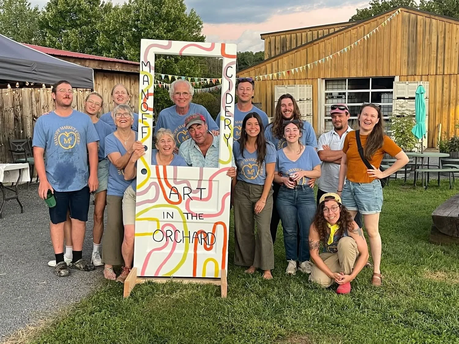 Closed today for Labor Day! 

Thank you, to all our amazing staff for an outstanding weekend. Check out Upcoming Events on our website, and pinned post. We&rsquo;ll see you tomorrow 😊

#meetatmanoffs #artintheorchard #laborday