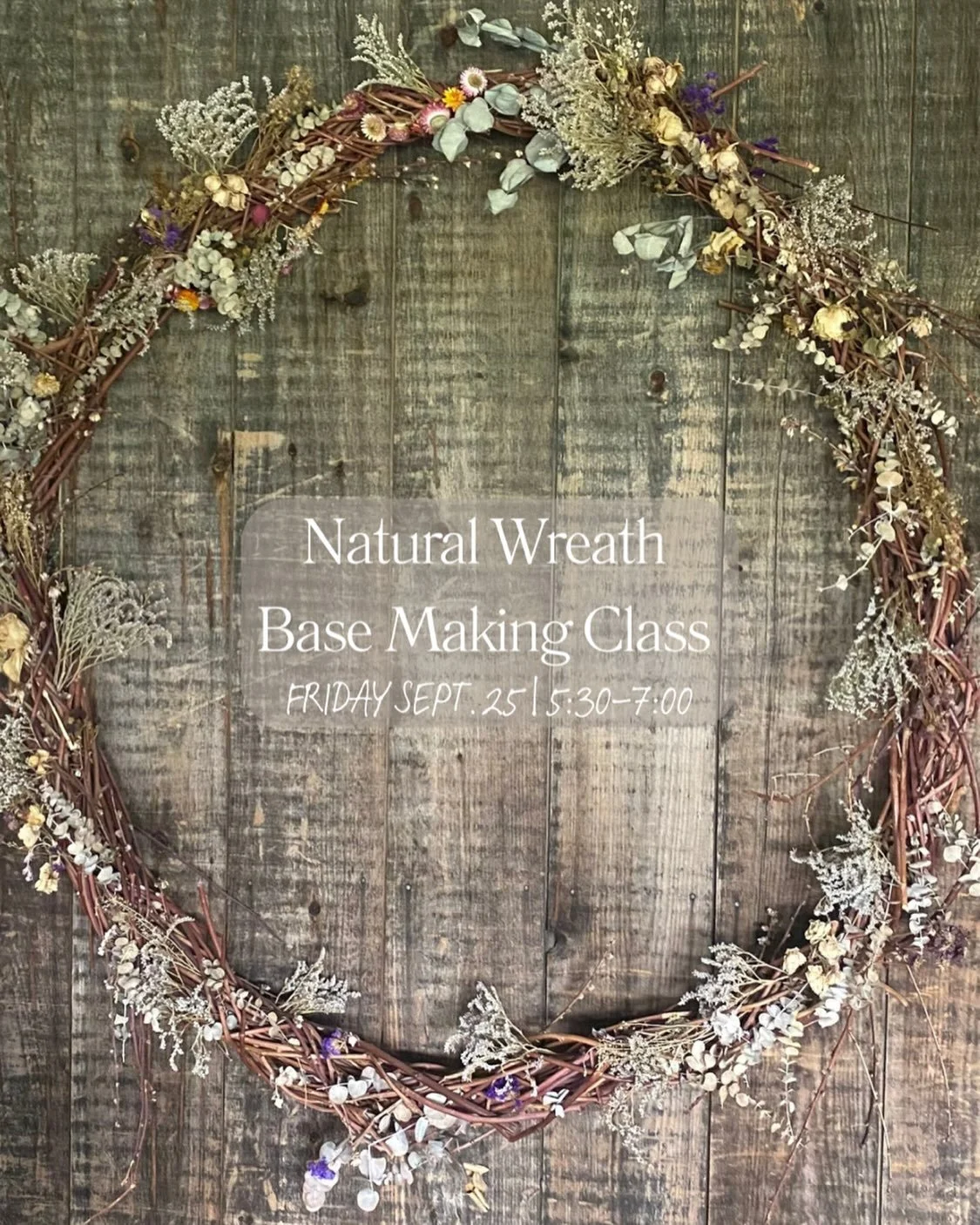 What&rsquo;s better than a cozy fall craft to usher in the start of autumn? A cozy fall craft done with a delicious cider in hand 😉

Learn how to make your own natural wreath base using our blackberry vines (hint: it&rsquo;s easy!) at our Natural Wr