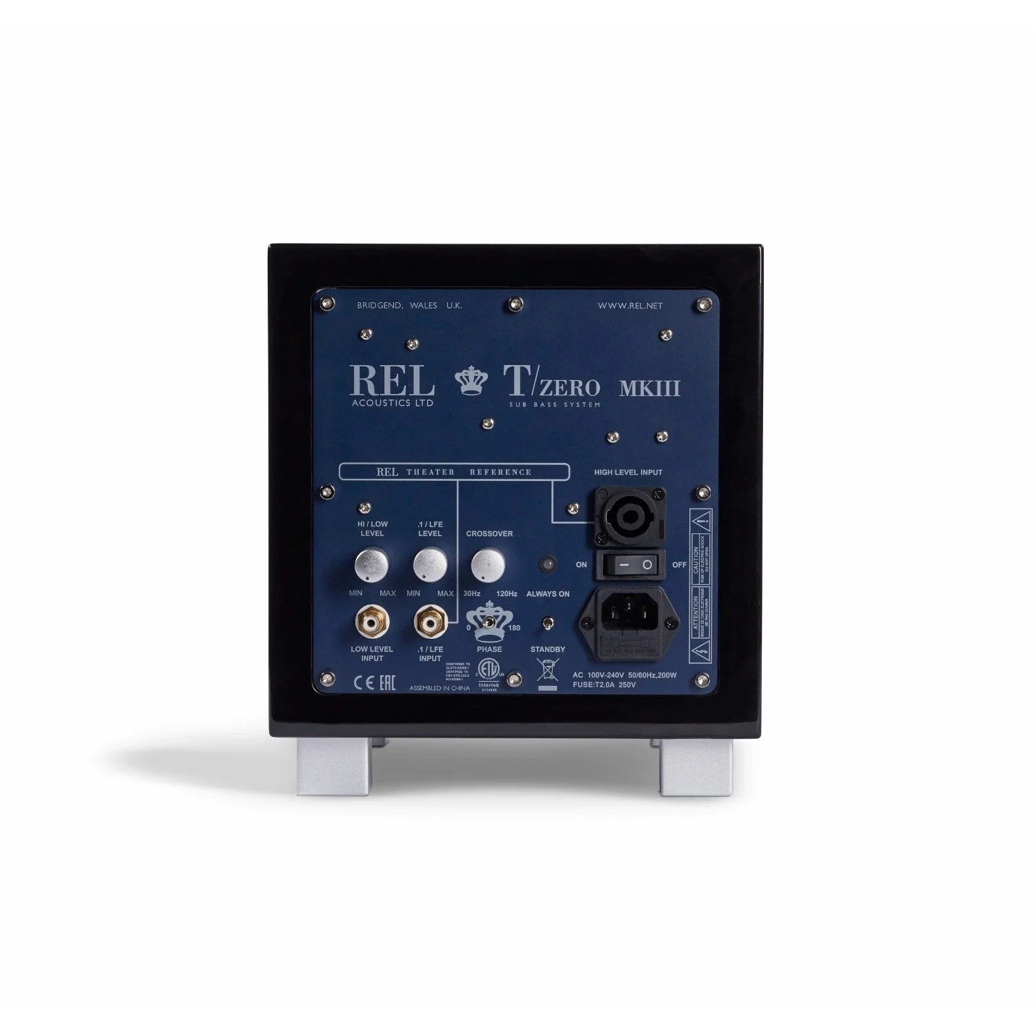 REL Tzero MKIII Subwoofer Rear