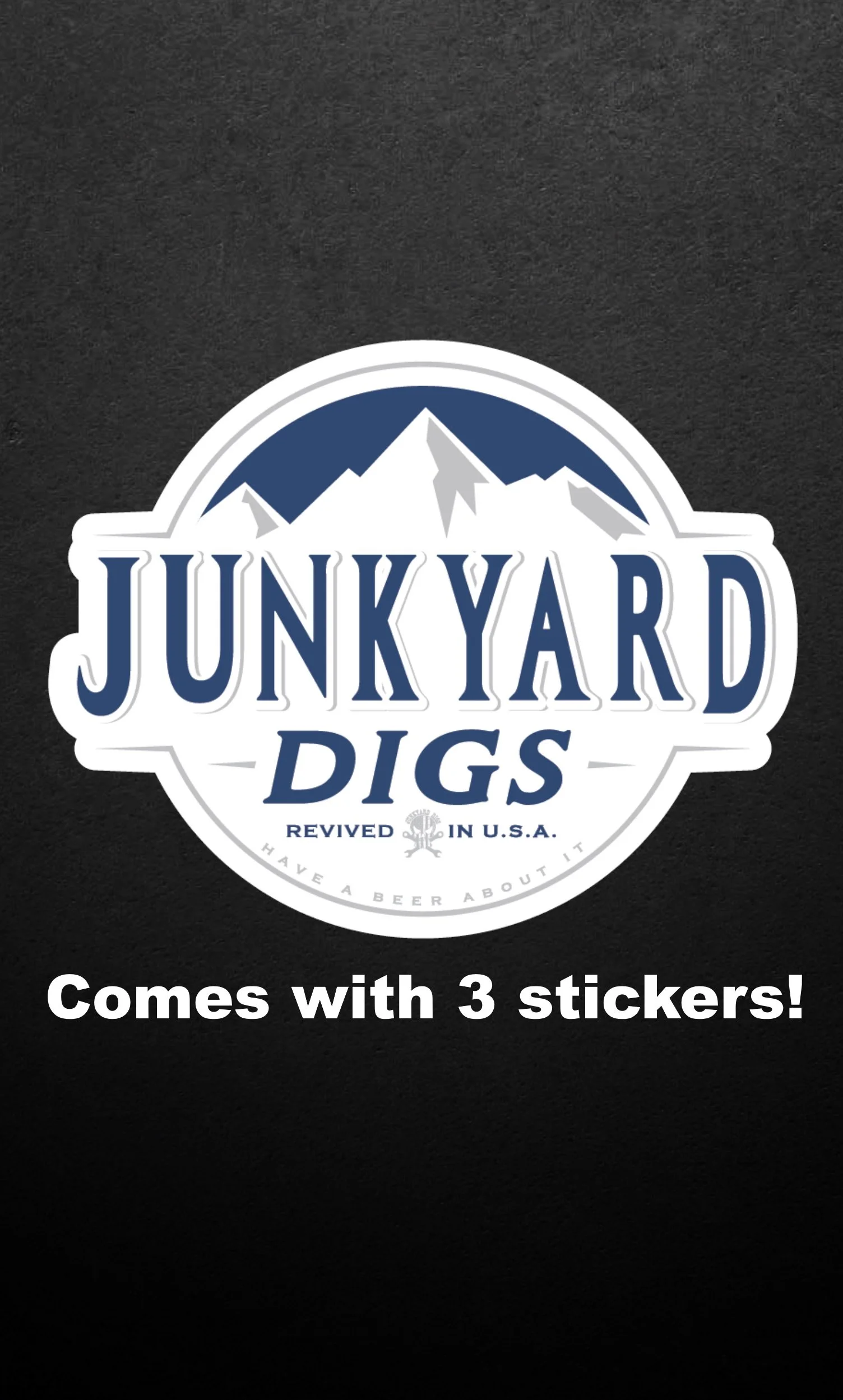 JYD Mountain stickers - 3 pack