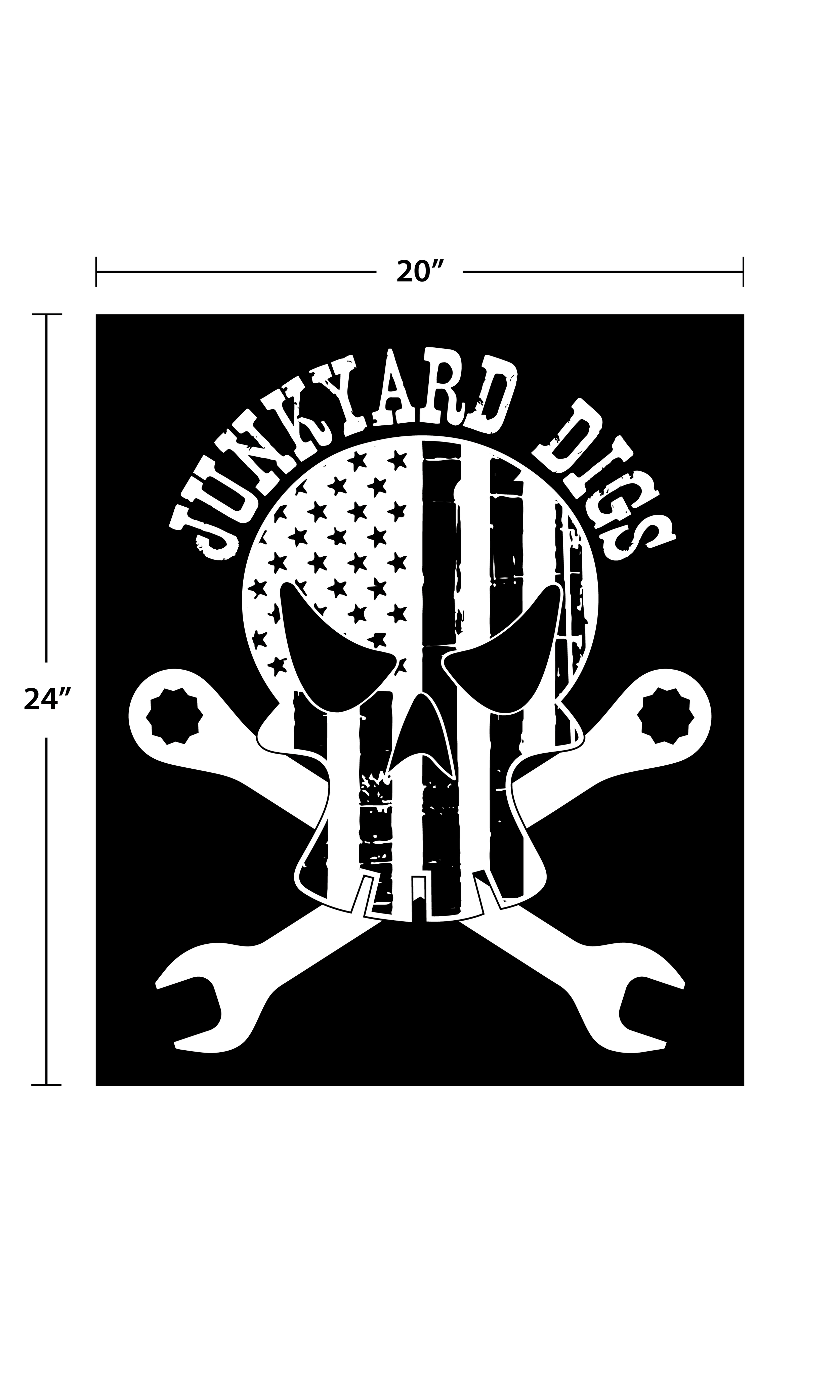 Garage Banner - Logo - 24 x 20