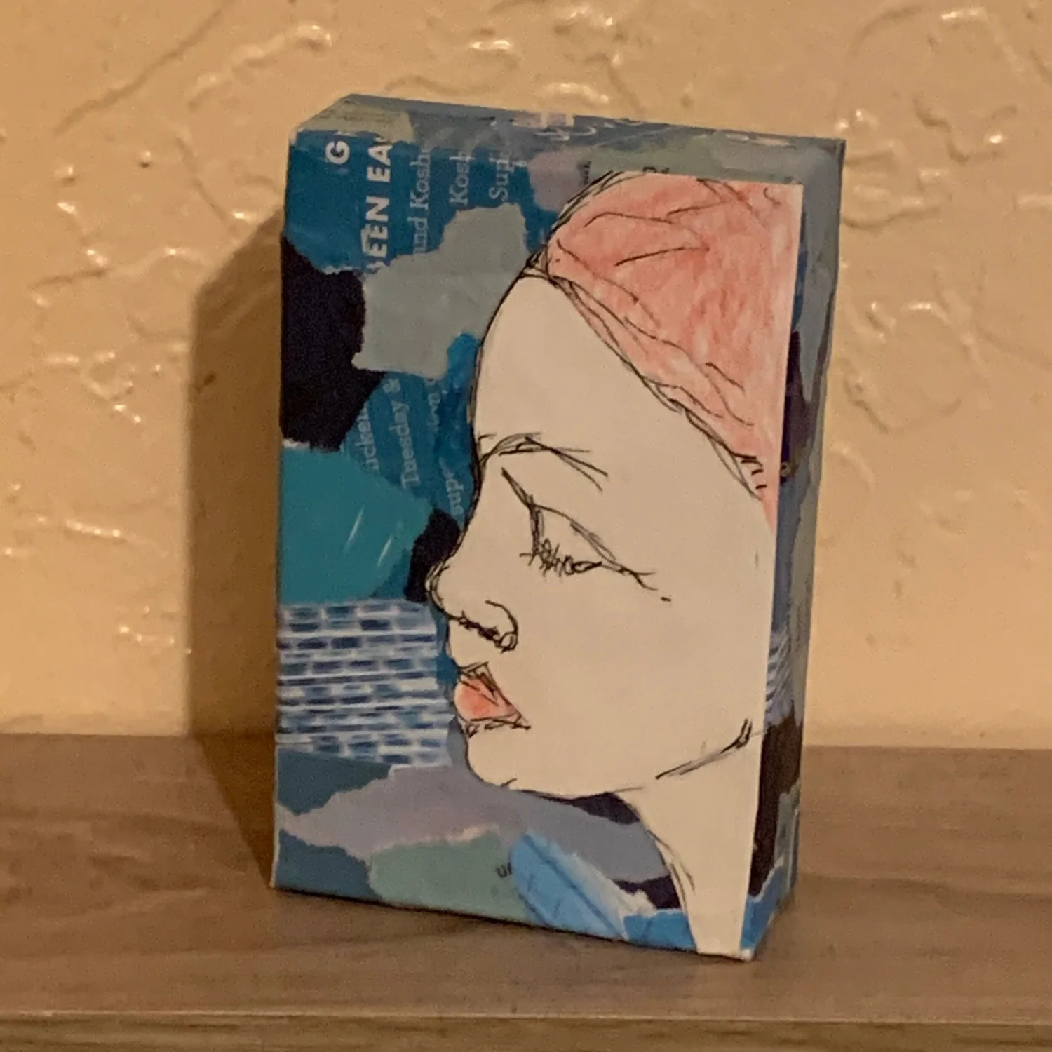 cigarette box painting Untitled (Lady)” Cigarette Box Painting — Bradford Hornsby