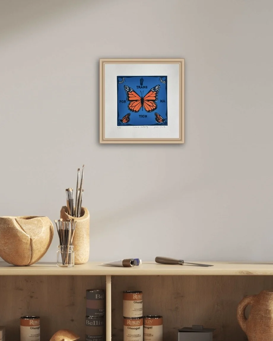 Nature Artist Judit Prieto Monarch Butterfly