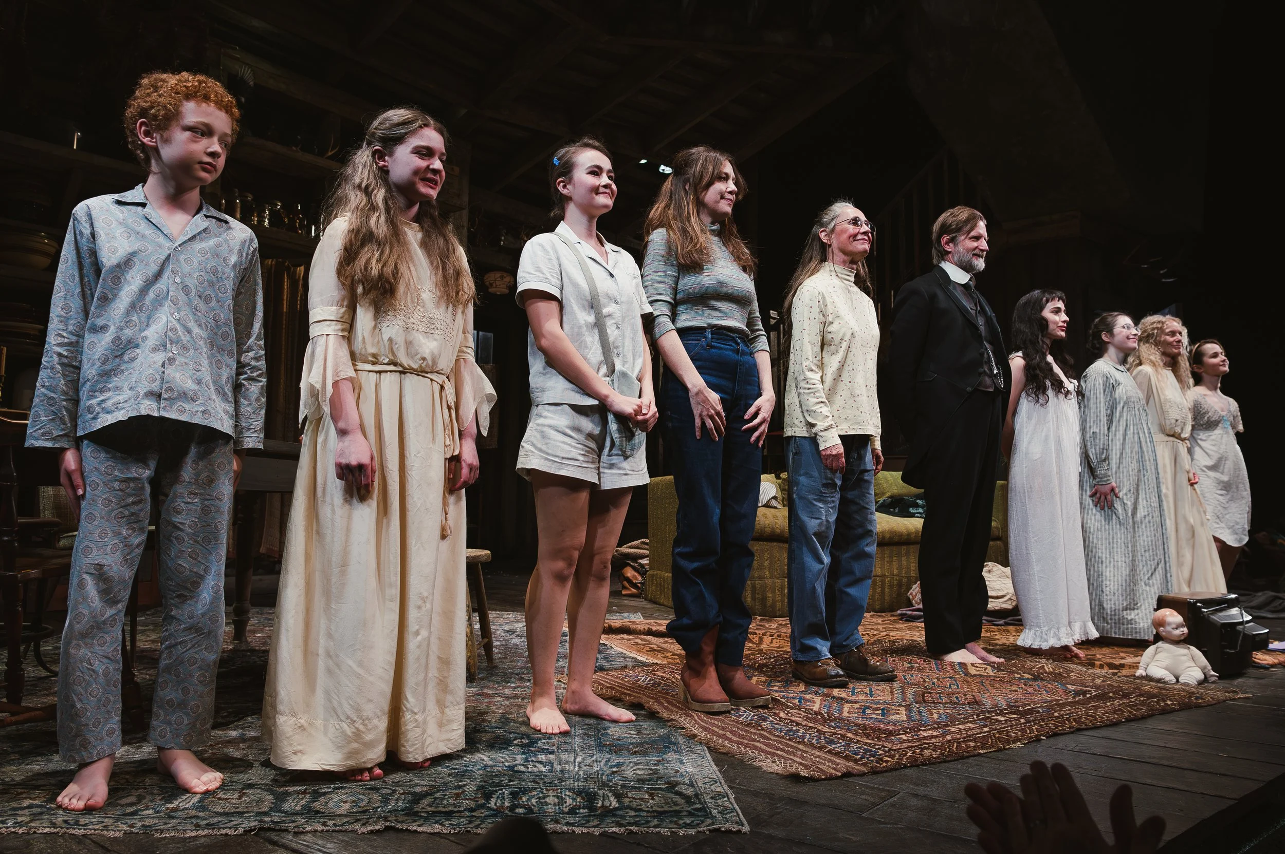 Eamon Patrick O'Connell, Colby Knipes, Millicent Simmons, Claire Karpen, Laurie Metcalf, Paul Sparks, Sophia Anne Caruso and the rest of the cast of GREY HOUSE