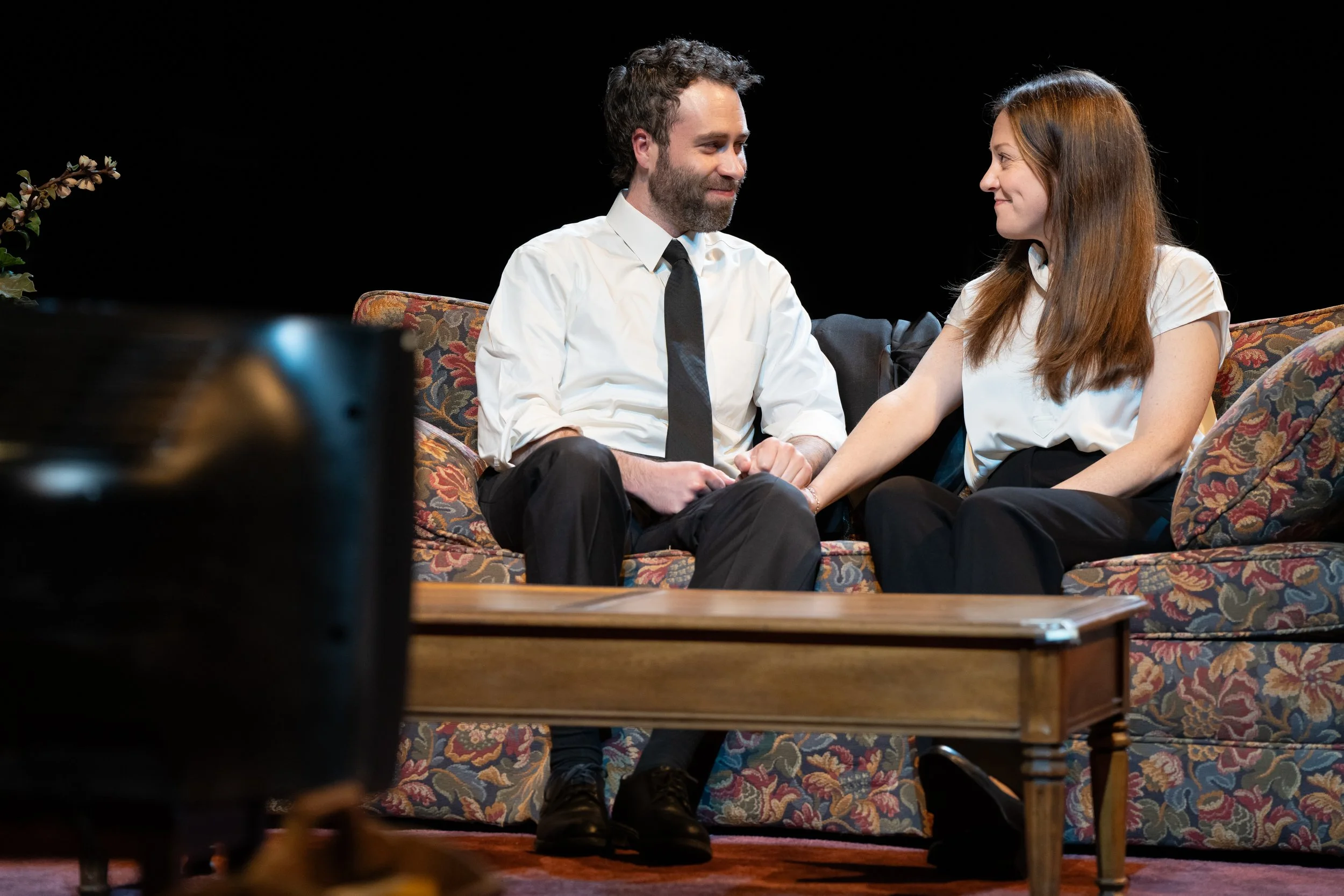 Sean Wiberg (Little Charles) and Claire Karpen (Ivy) in AUGUST: OSAGE COUNTY at St. Louis Rep