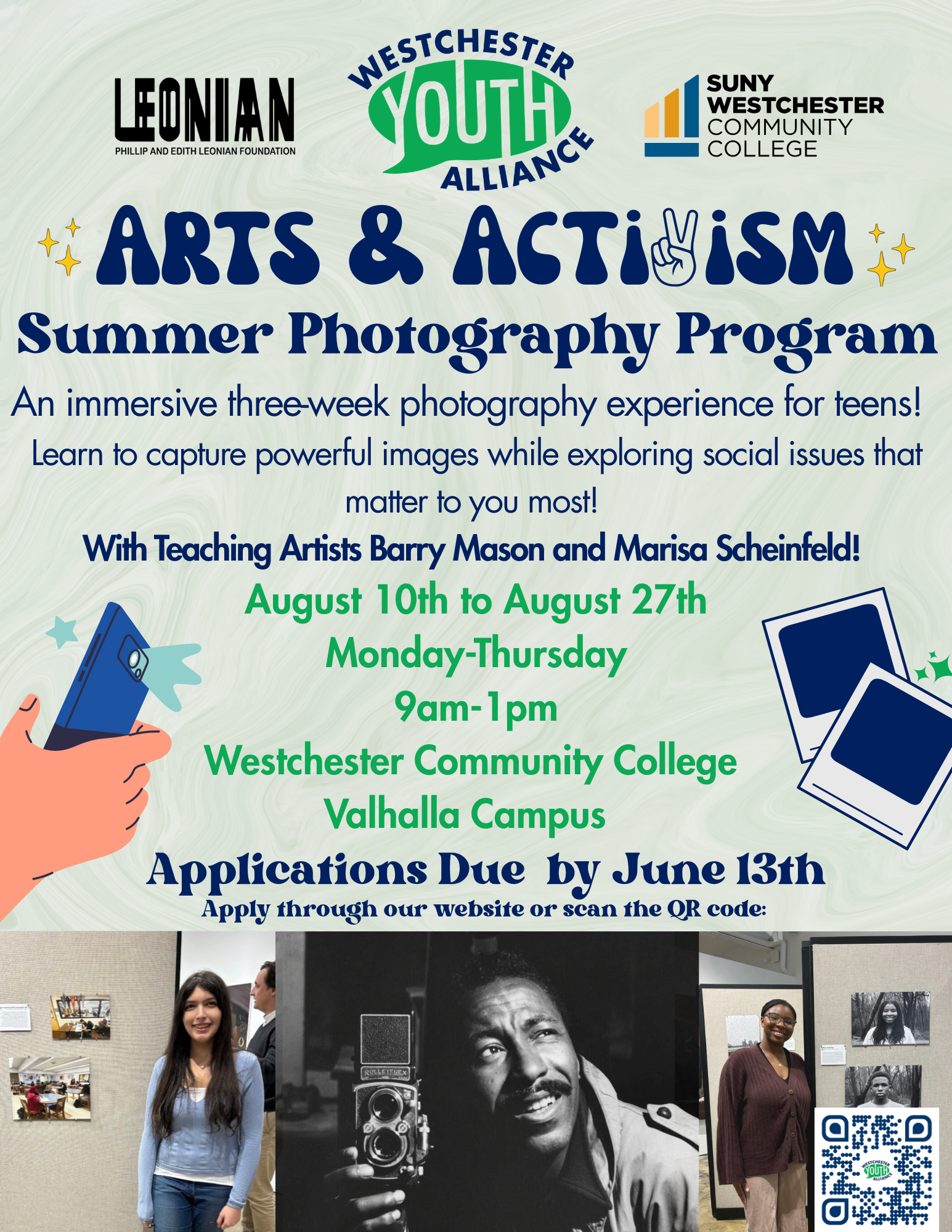 Arts and Activism Summer Photography Program