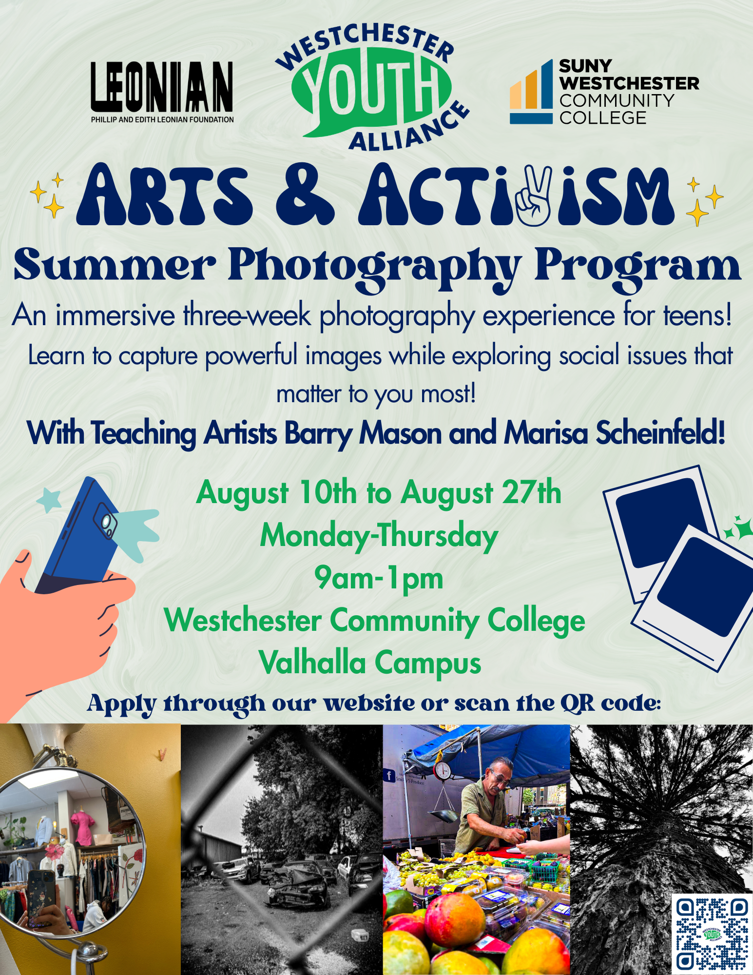Arts and Activism Summer Photography Program