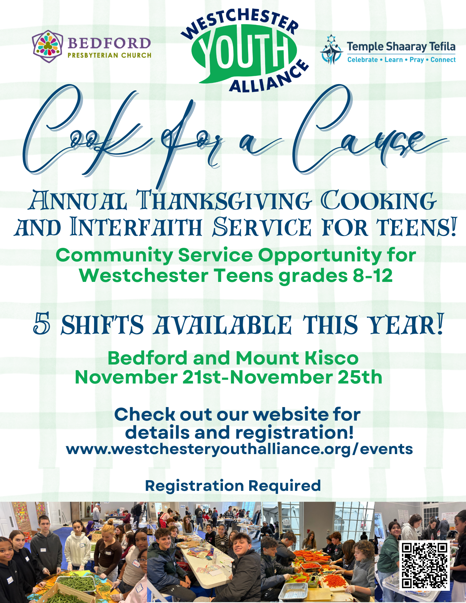 Thanksgiving Cook for a Cause, Shift 4
