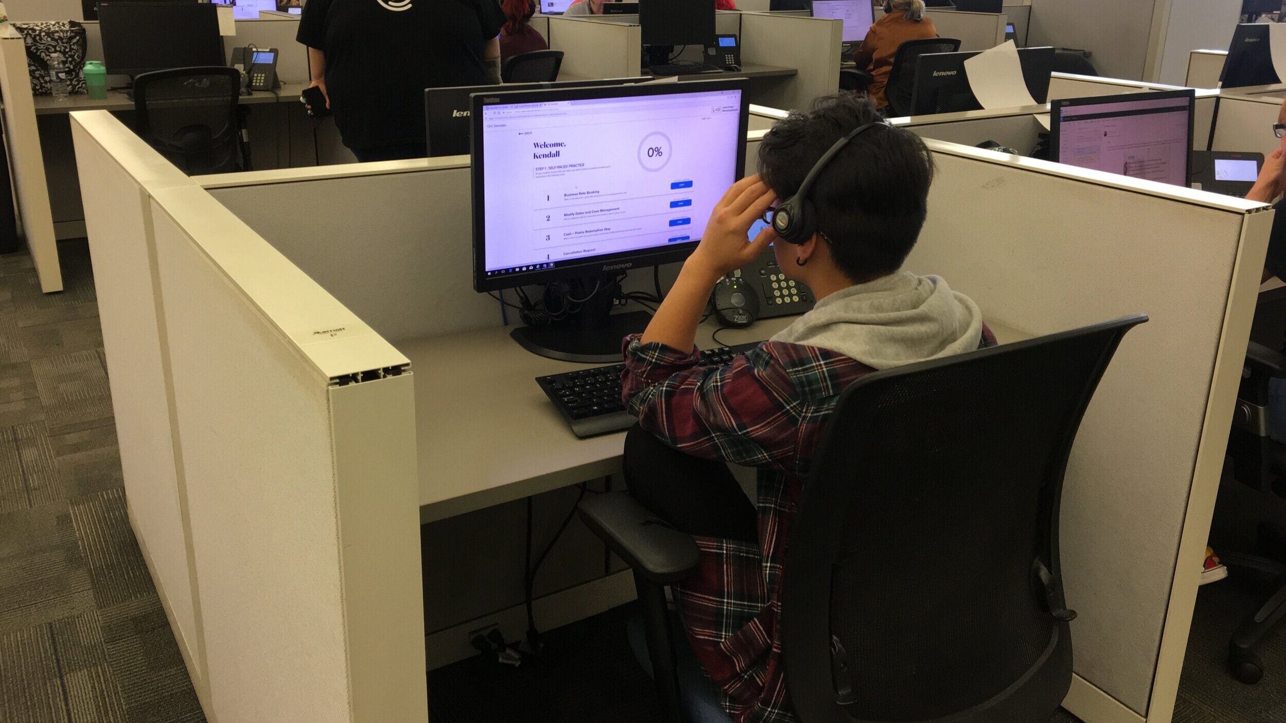 Usability testing in action through a similar project at a call center at Marriott International