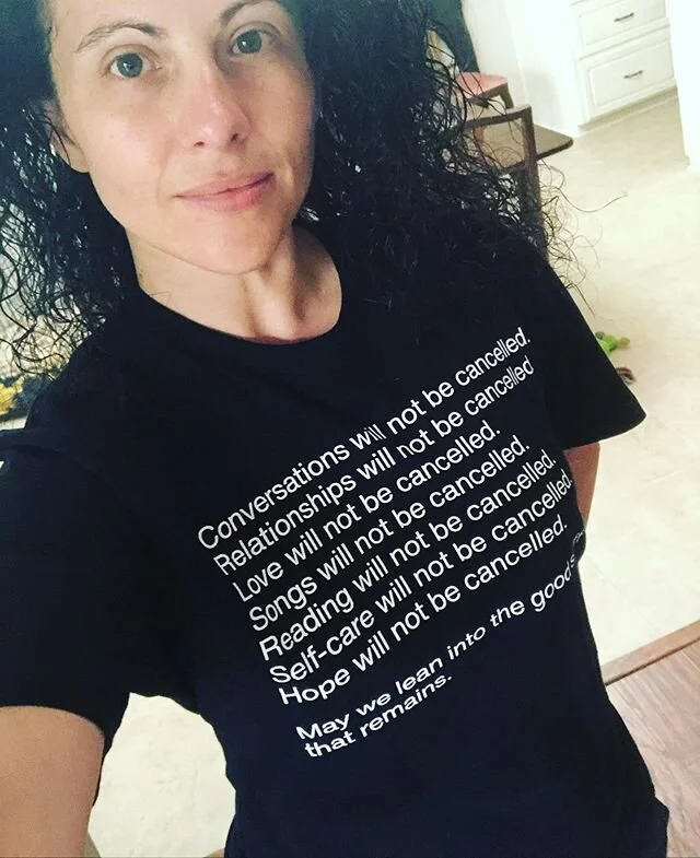 #notcancelled Try each day to connect to three people and at least one needs to be via FaceTime, Skype, or other video platform. If you are working still these need to be individuals outside of work. Write down a few things you are grateful for and s