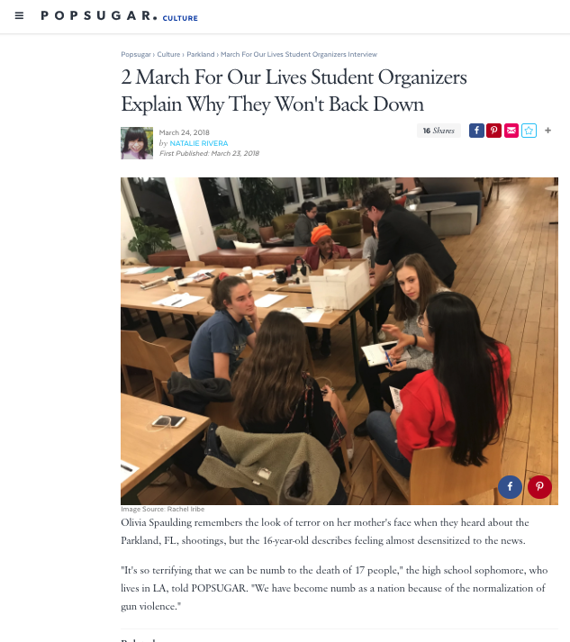 https://www.popsugar.com/news/March-Our-Lives-Student-Organizers-Interview-44690503