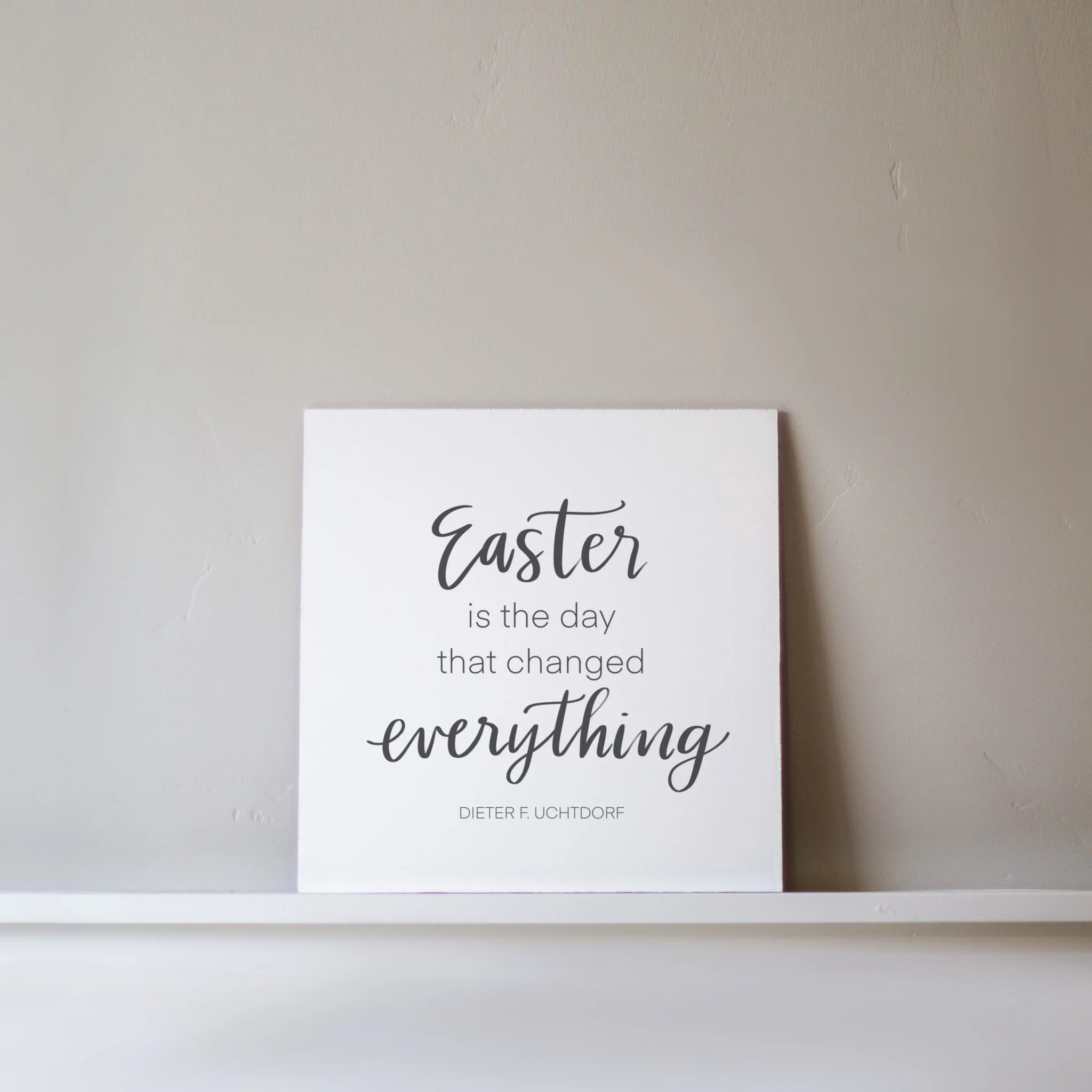 Easter changed everything