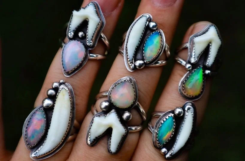 I&rsquo;m so excited for my 3rd year vending at @muddyrootsmusic festival! Catch me in the punk flea market with handmade bone jewelry, sterling silver fine jewelry, prints, oddities, curiosities and everything in between. I&rsquo;m working on a bunc