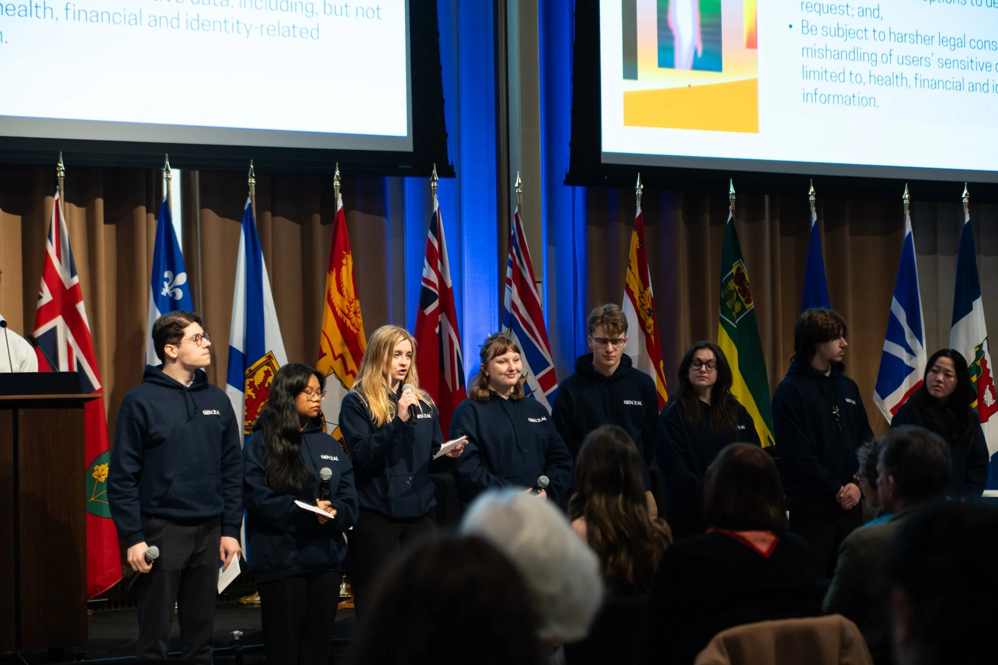 Vancouver forum participants presenting their recommendations