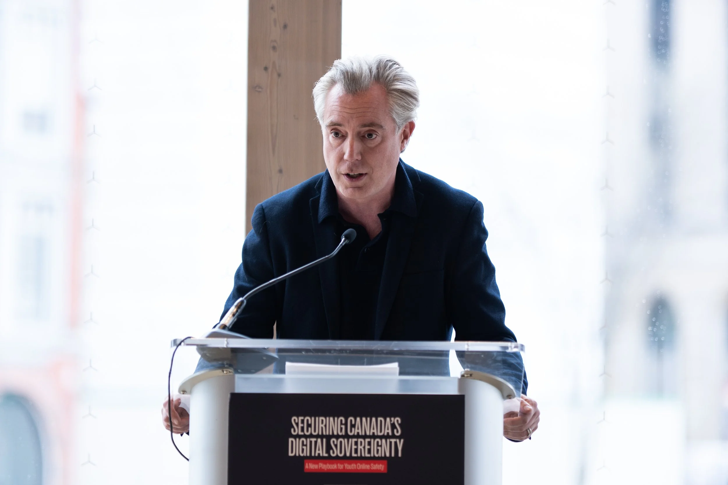 Peter MacLeod (Founder and Principal, MASS LBP) delivering opening remarks