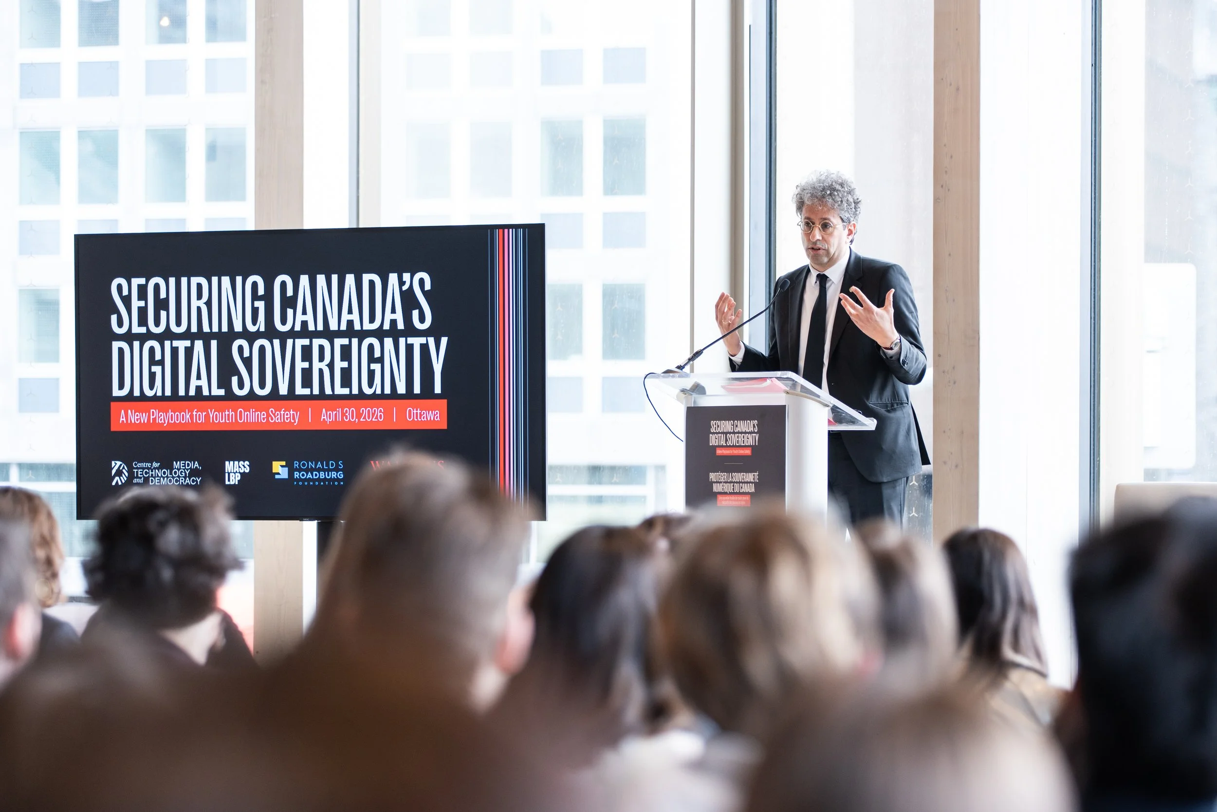 Karim Bardeesy (Member of Parliament) delivering opening remarks
