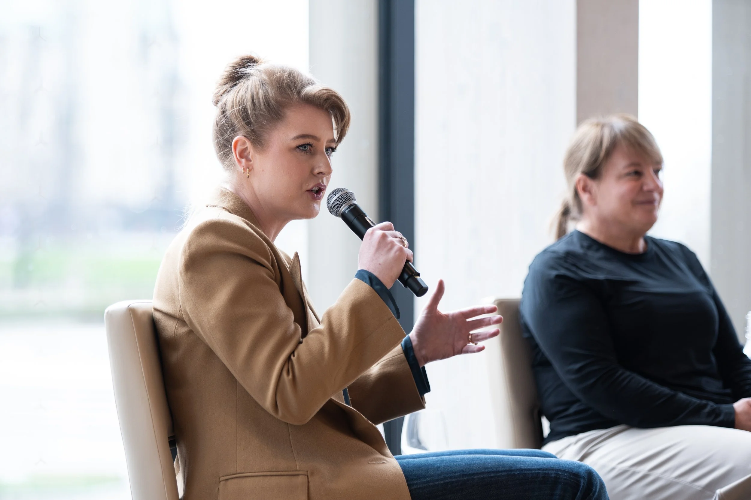 Moderator Sally Guy, Head of Public Policy and Government Relations, Mila