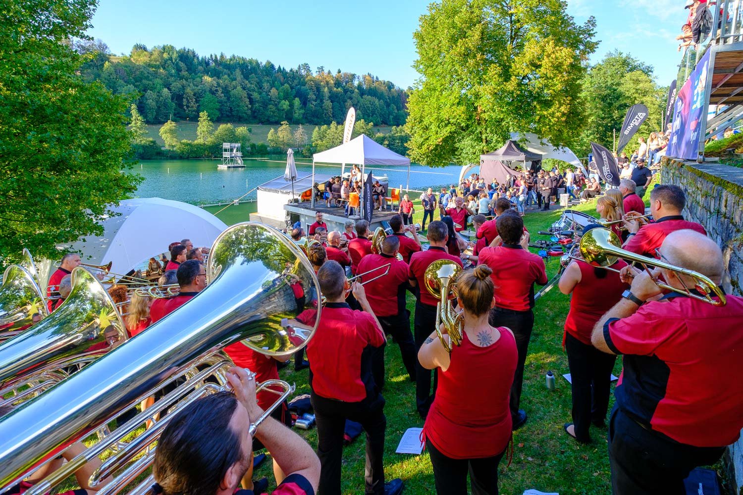 Support Act von LaBrassBanda am Rotsee, Ebikon