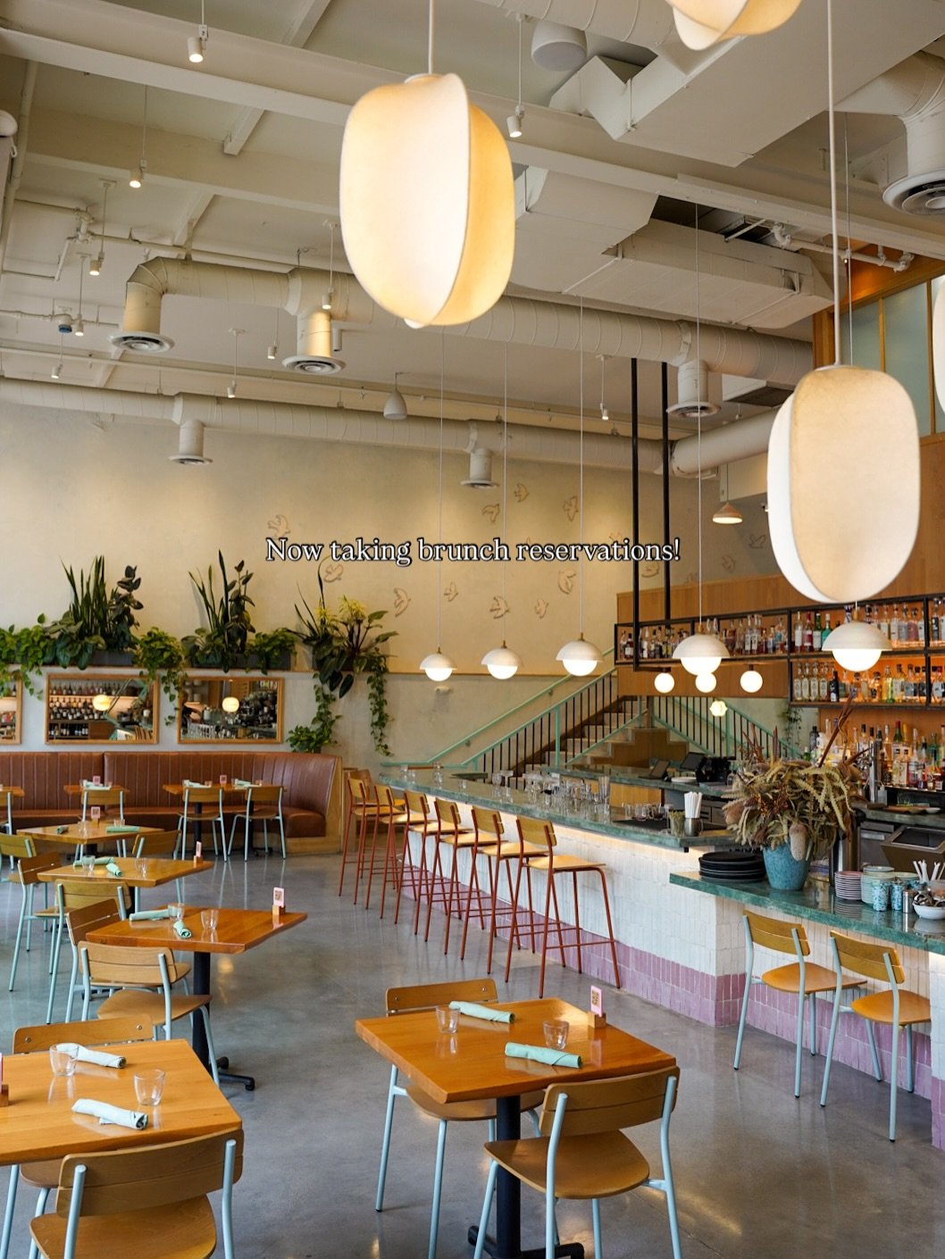 For the first time ever, we&rsquo;re taking brunch reservations! 🥂

We&rsquo;ll still be holding plenty of tables for walk ins, so you can always drop in on a whim, but if you&rsquo;re planning a group or just want to guarantee your spot, you can no