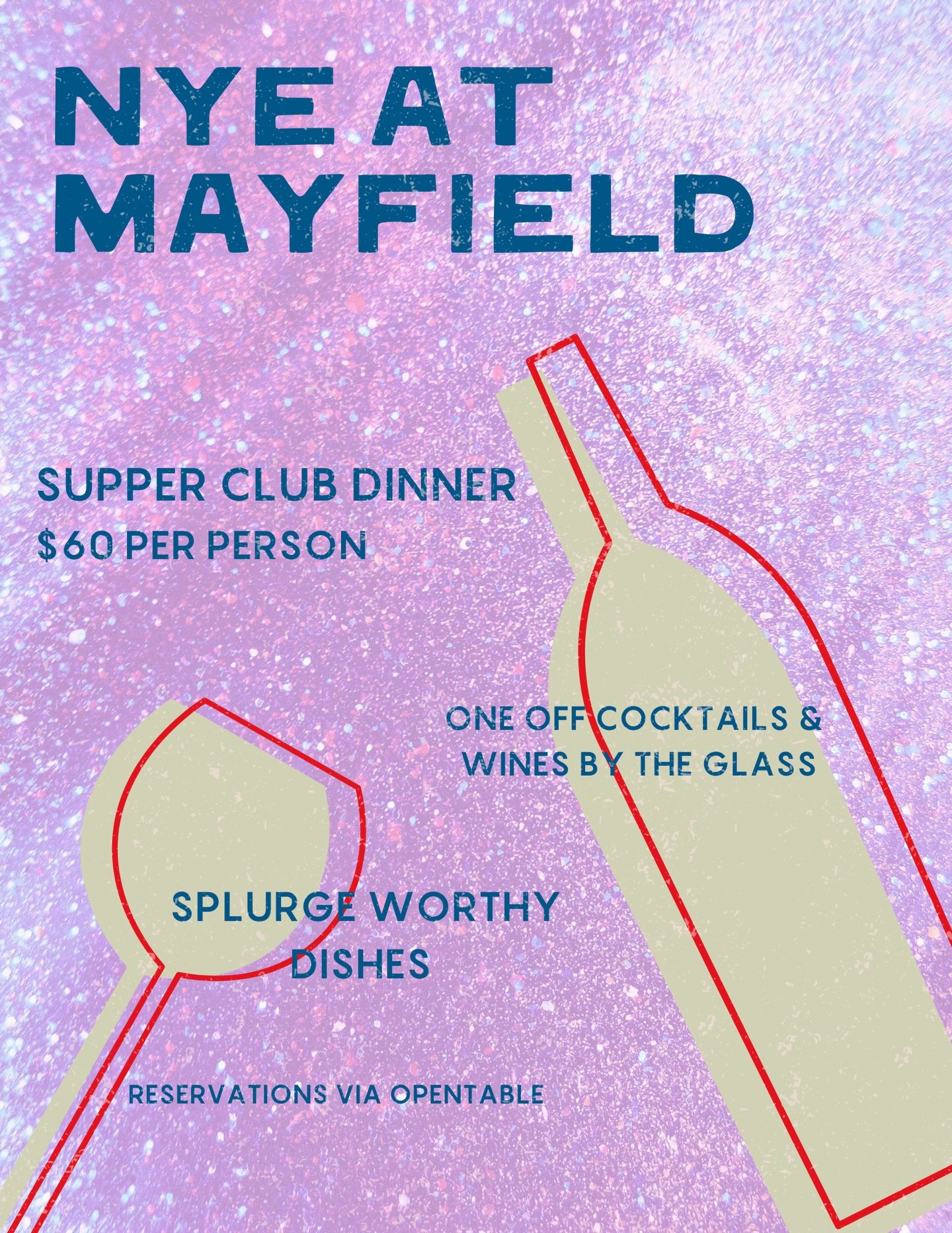New Year&rsquo;s Eve reservations are now live! 🎉🎉

We will be serving our Supper Club menu, a choose your own pathway, family style sharing feast. We will have some cocktails specials, along side new dishes and some specials just for the night suc