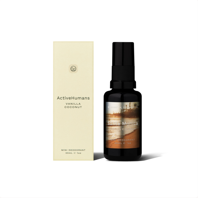 Active Humans Deodorant Spray - Santa Monica: Vanilla Coconut