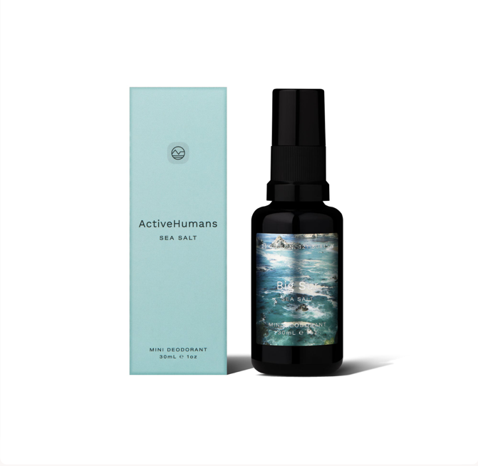 Active Humans Deodorant Spray - Big Sur: Sea Salt