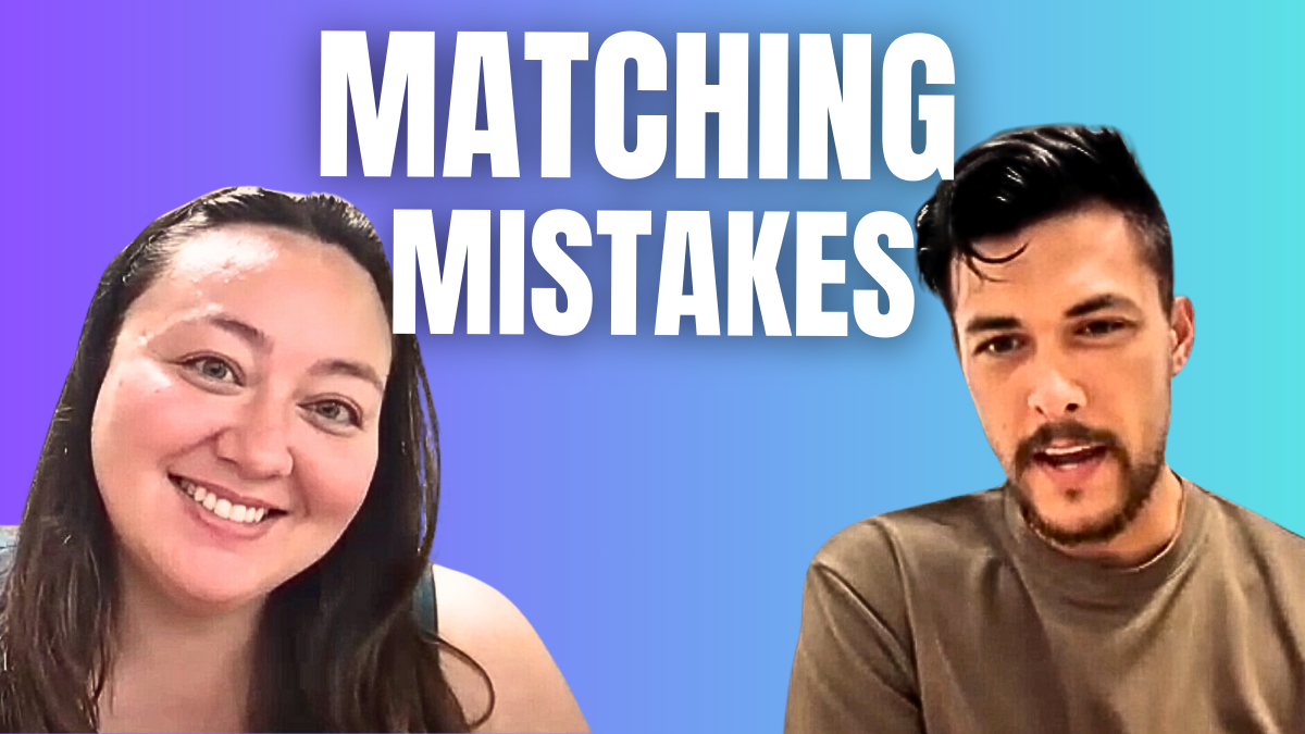 Mistakes to Avoid in the Matching Process (w/ Yoshie & Benjy) [Ep. 89] episode artwork