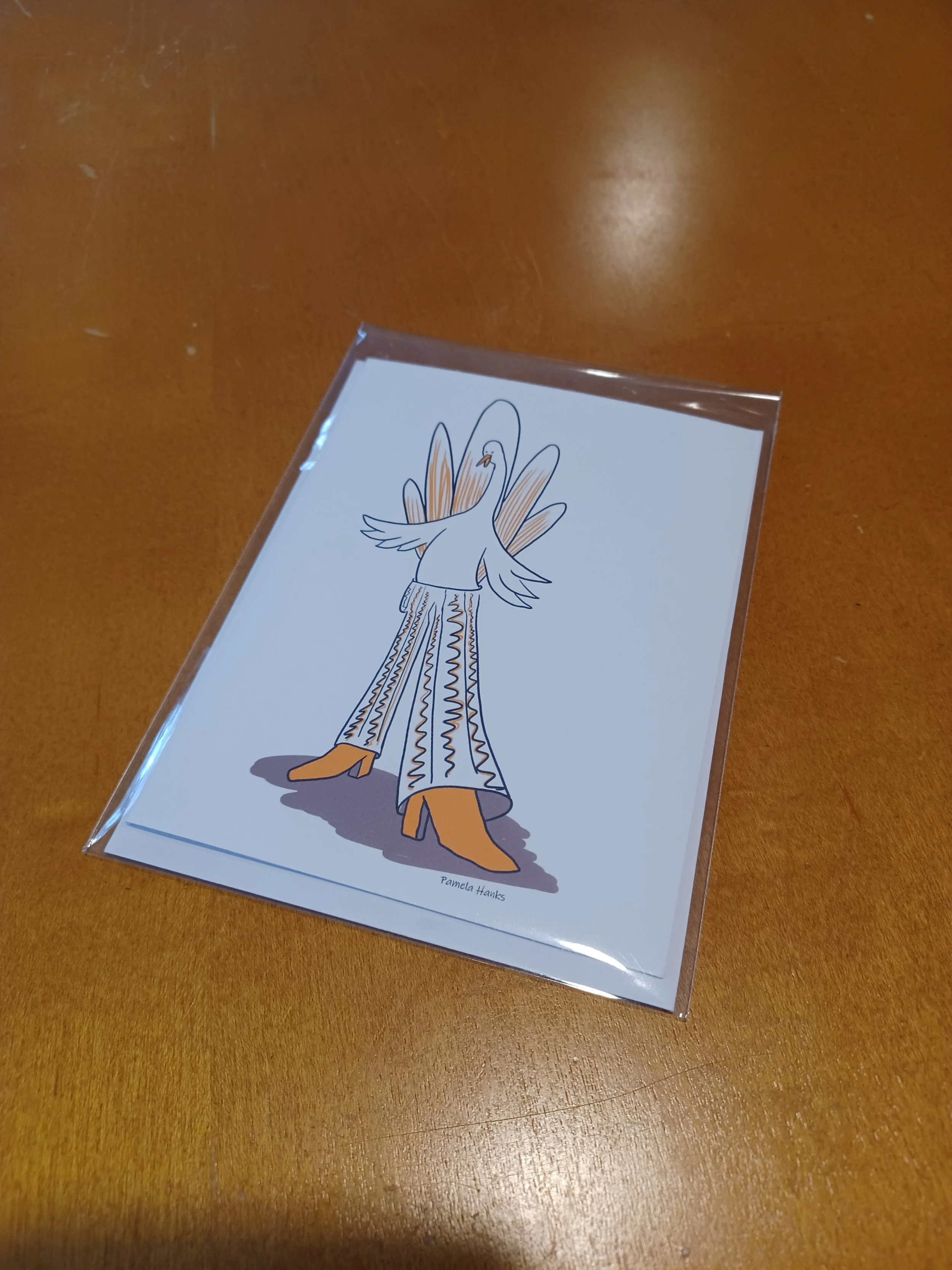 Disco Pants Turkey: NOTECARD
