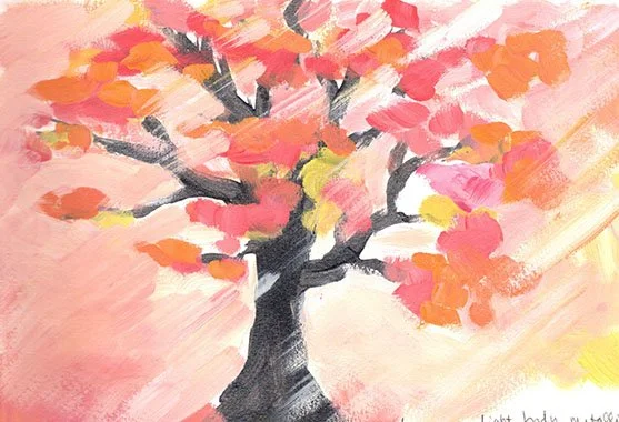 Blooming Tree Note Card