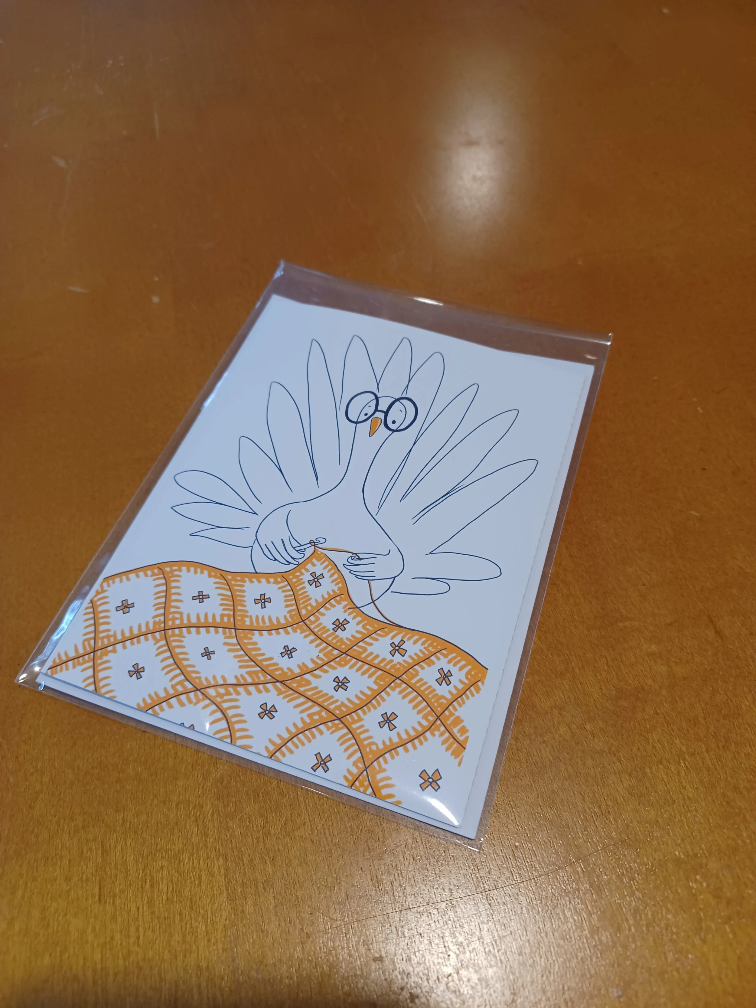 Crocheting Turkey: NOTECARD