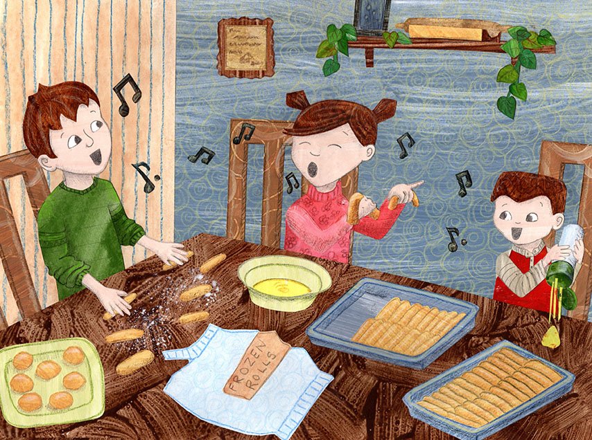 Aunt Sharen's Bread Sticks