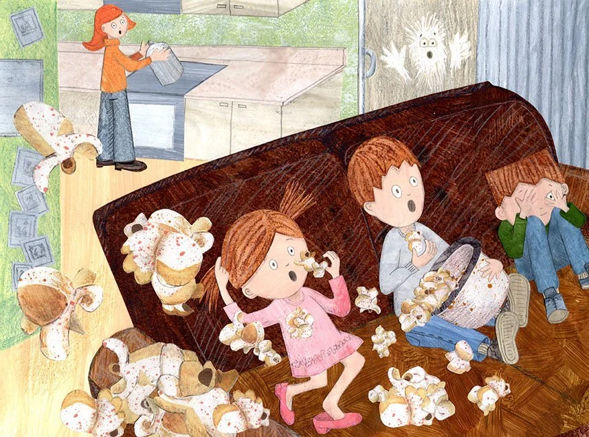 Stovetop Kettle Corn Popcorn Recipe Card