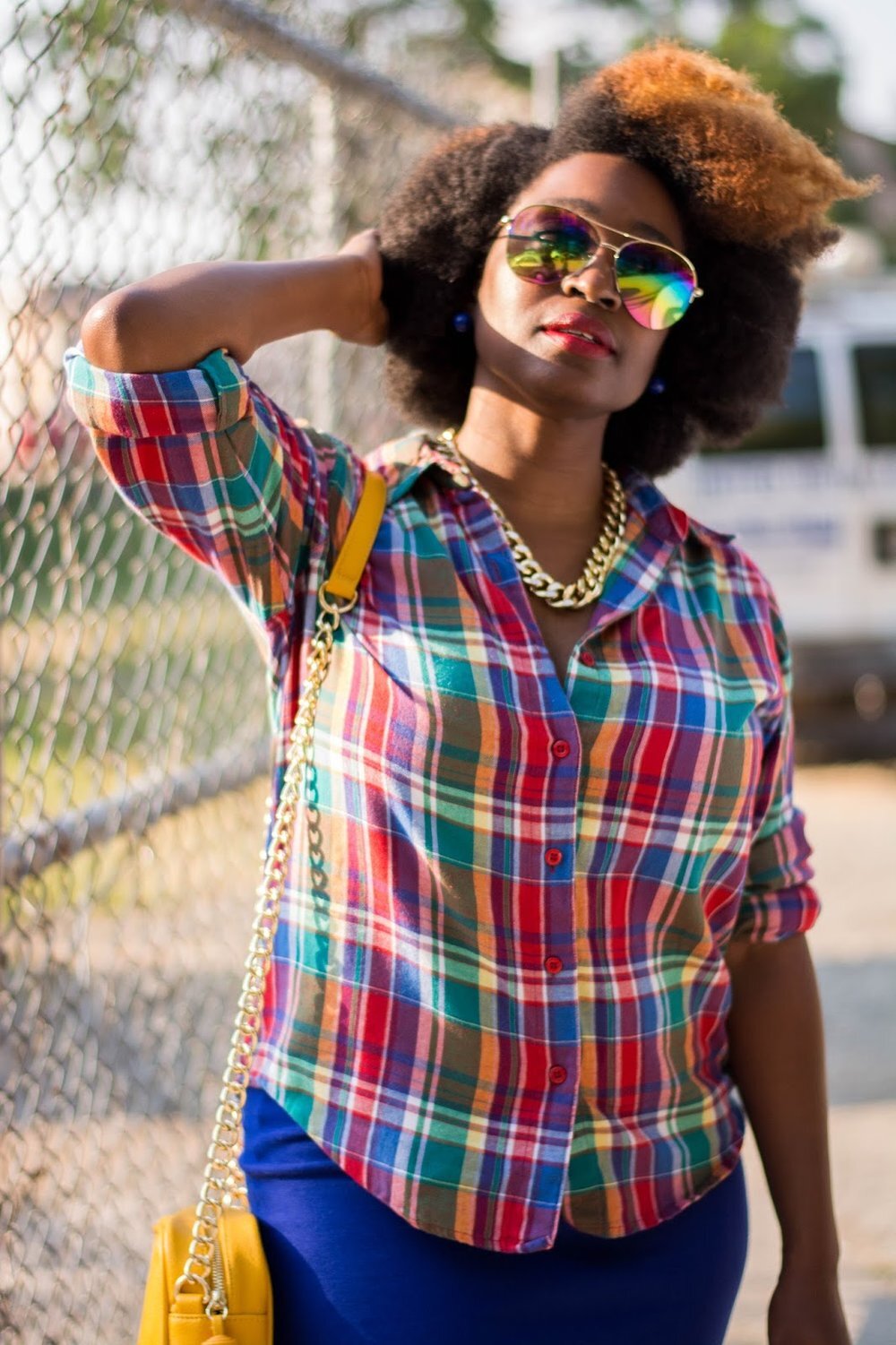 Plaid Shirt + Blue Skirt_1.jpg