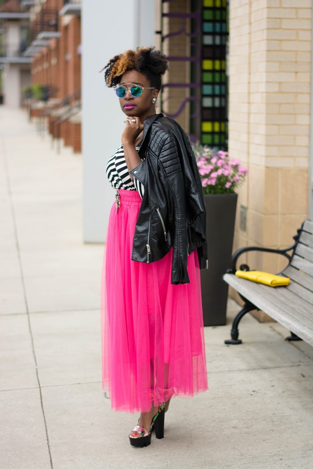 Stripes + Pink Tulle Skirt_4.jpg