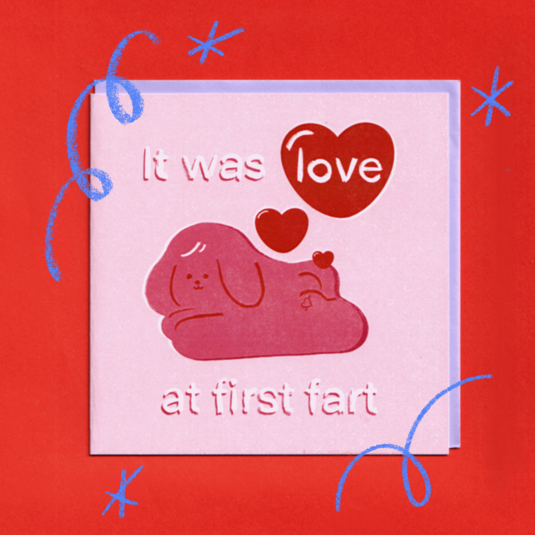 "Love at First Fart" Card