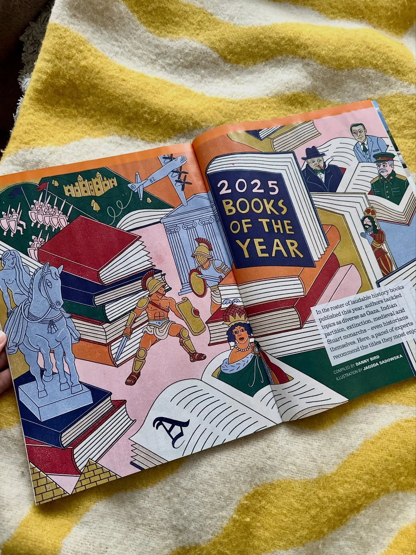 I&rsquo;m excited to share that you can find my illustration in the special issue of @bbchistorymagazineart. Thanks to this project I got to reasearch a lot of incredible books that I immediately added to my reading list. Not only I love reading but 