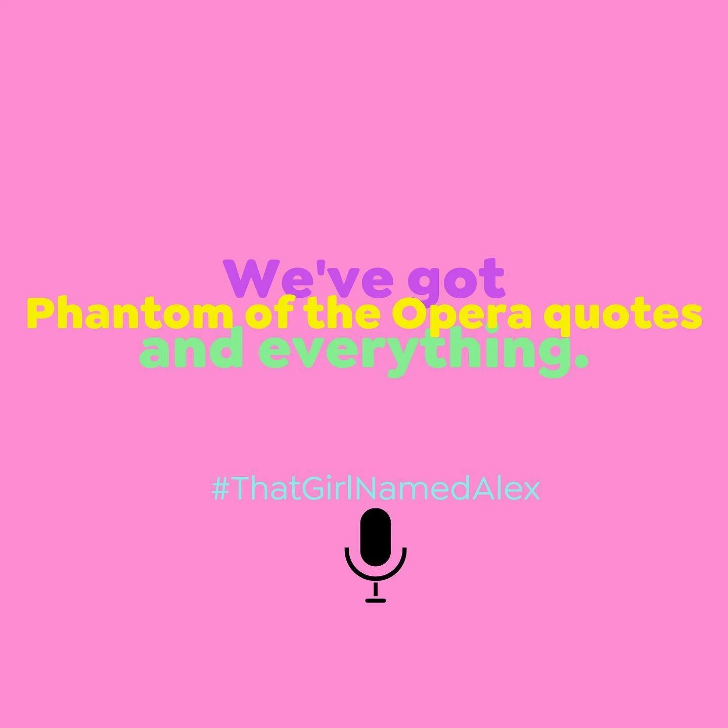 Note to self: A lot of good things come after watching musicals. ✔️🎙 LINK IN BIO