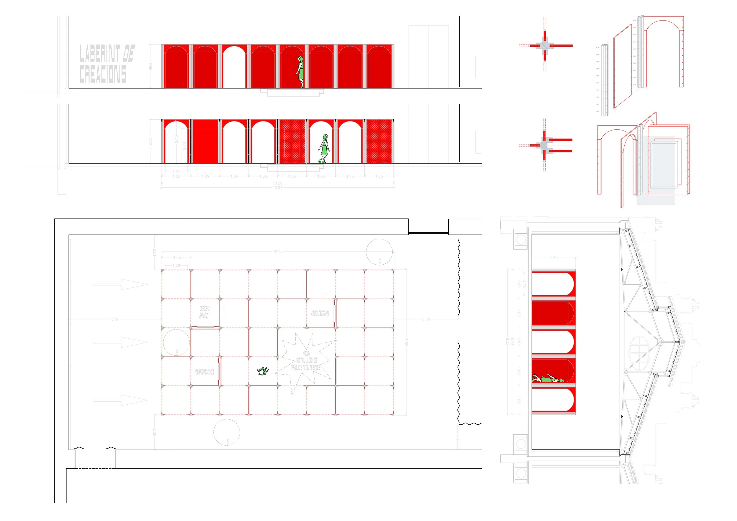 La ruta bombas gens layers of reality valencia destroy altre diseño expositivo museografia ricardo ruiz parking laberinto alicia