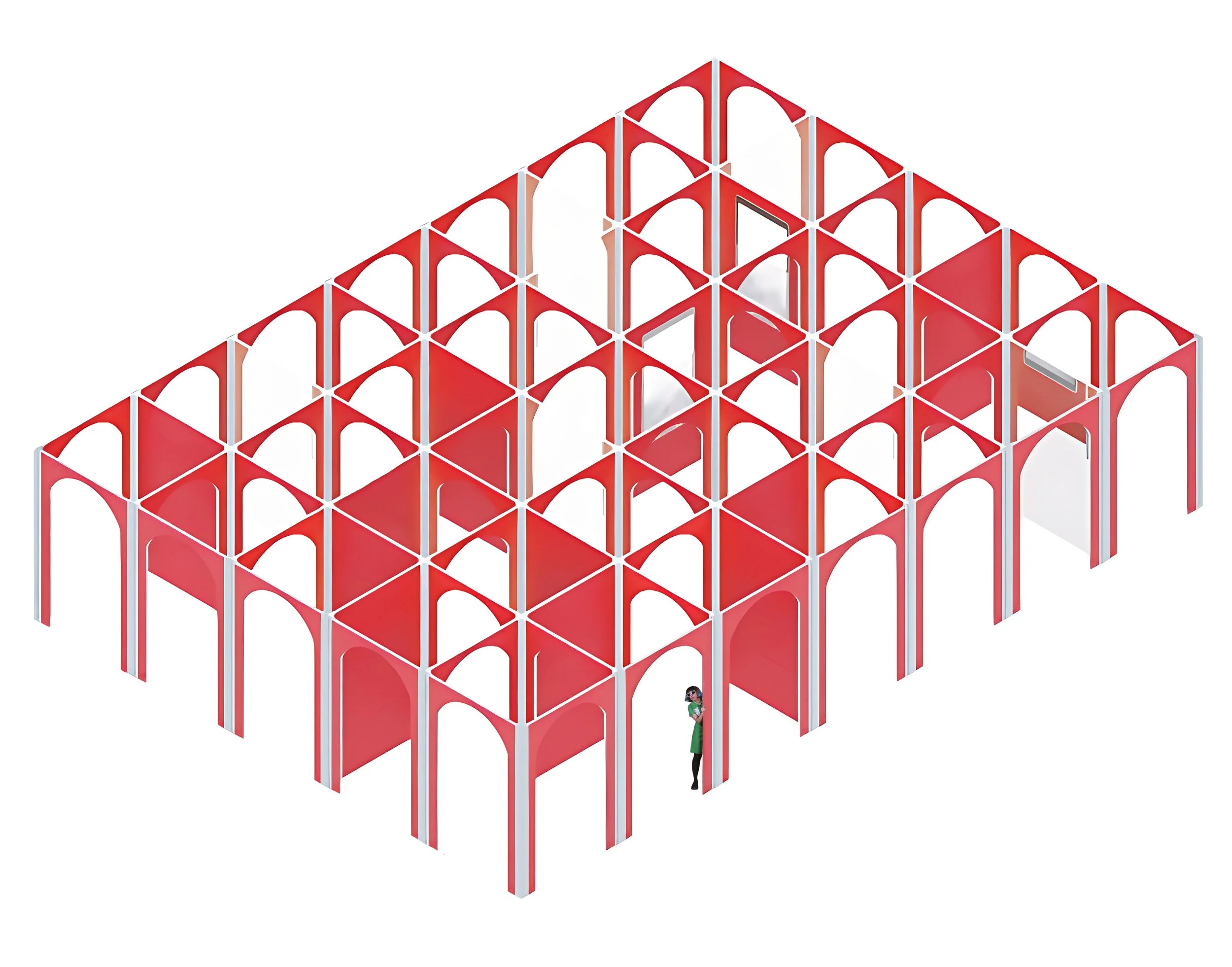 La ruta bombas gens layers of reality valencia destroy altre diseño expositivo museografia ricardo ruiz parking laberinto alicia