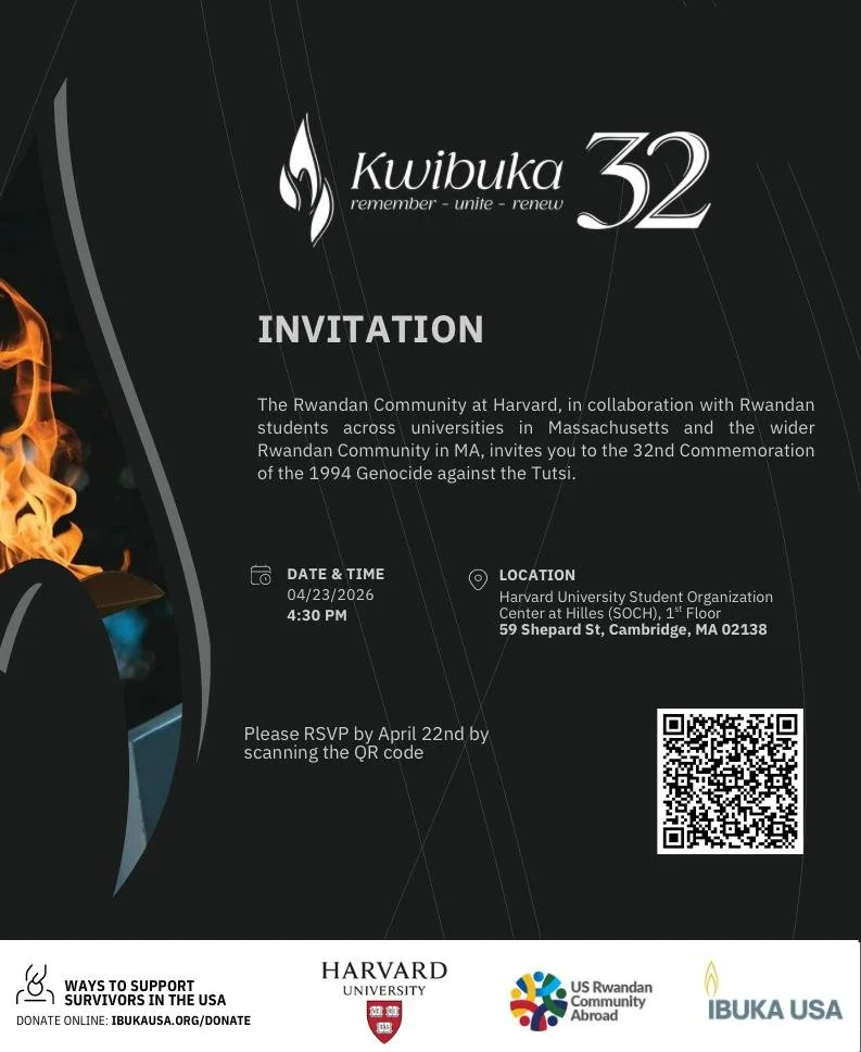 Kwibuka 32 Event at Harvard 