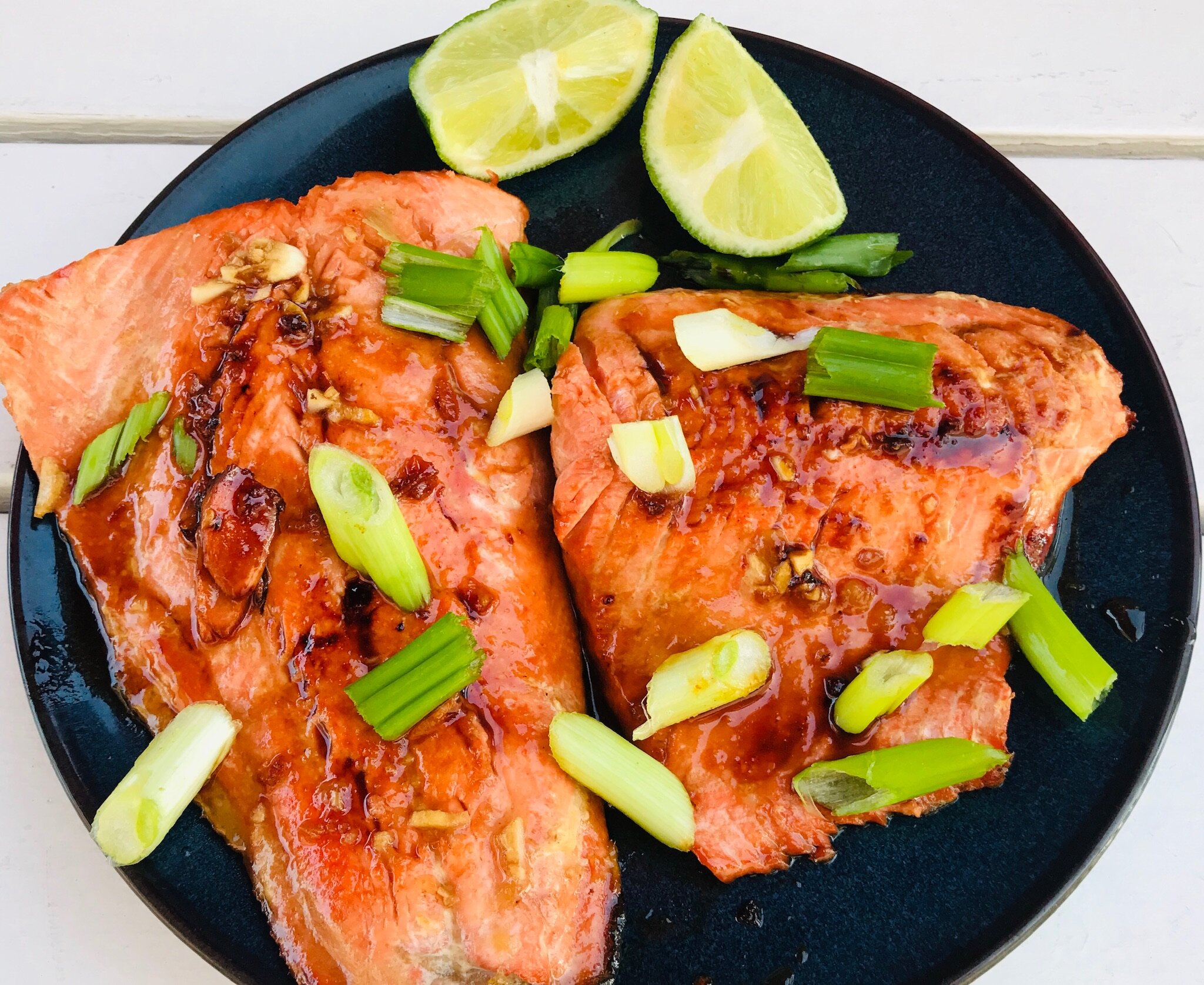 Weeknight Asian Salmon + Leftovers