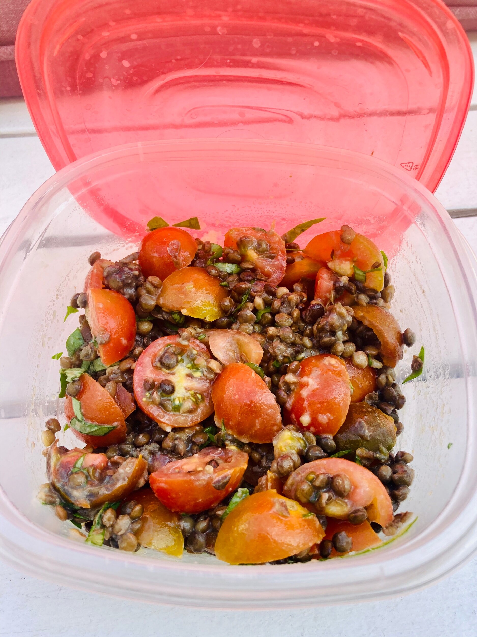 Lentil Tomato Salad