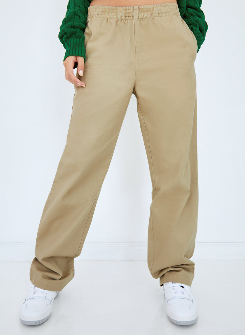 Christie Pant in Olive Beige