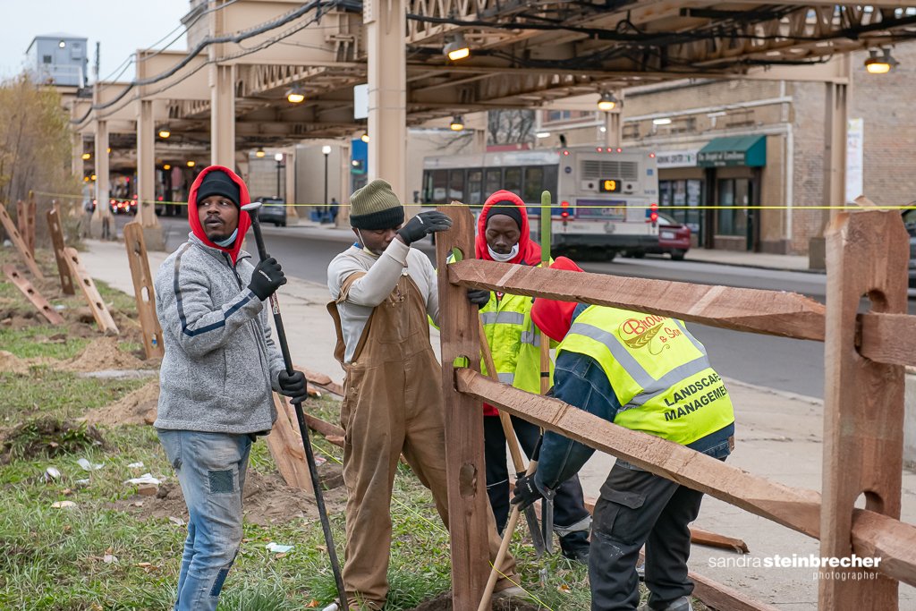 Local MBE company contracted to erect fencing